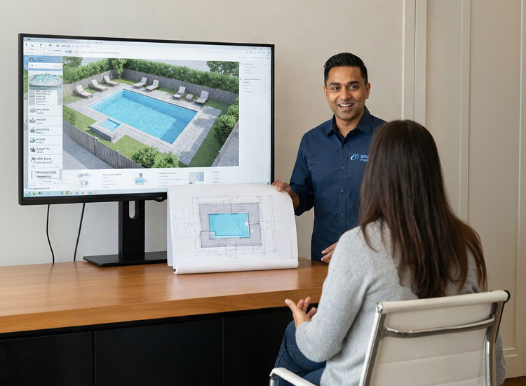 Pool design consultation